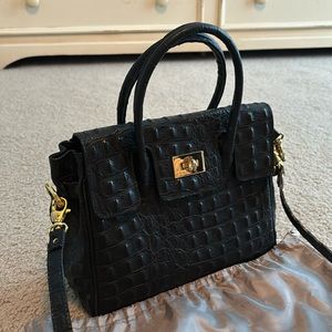 Vintage French Black Purse